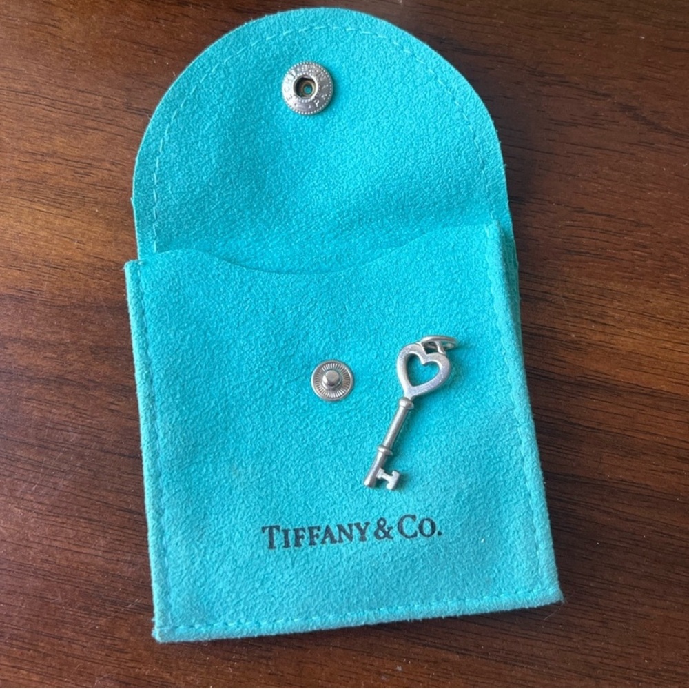 Tiffany Heart Key Pendant